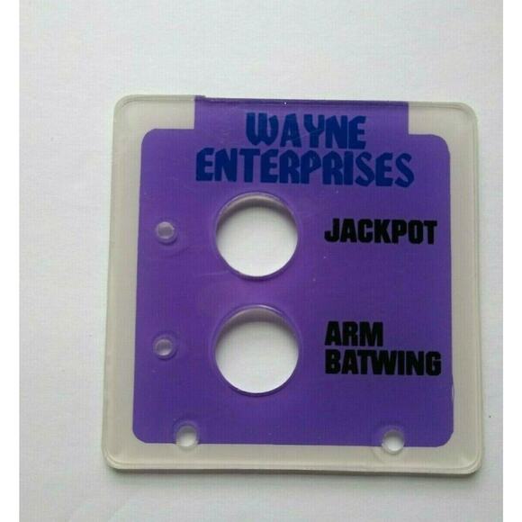 Batman Forever Pinball Machine Screened Plastic Original Wayne Enterprises - Picture 2 of 2